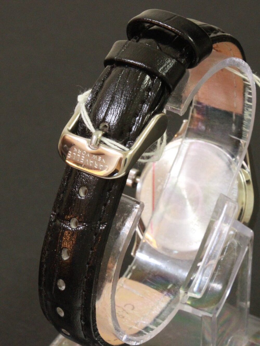 Caravelle New York by Bulova Ladies Dress Watch White Dial Raised Indices 30mm - Picture 8 of 9